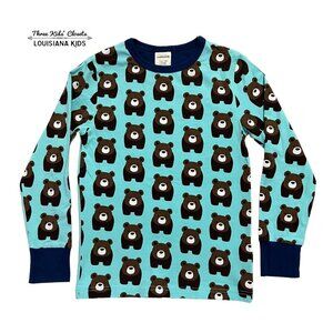 Maxomorra Sz 122/128 (7-8Y) Organic Grizzly Bear Shirt